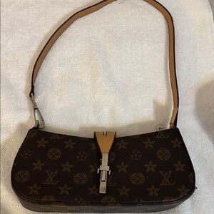 Brown Designer like Shoulder Bag